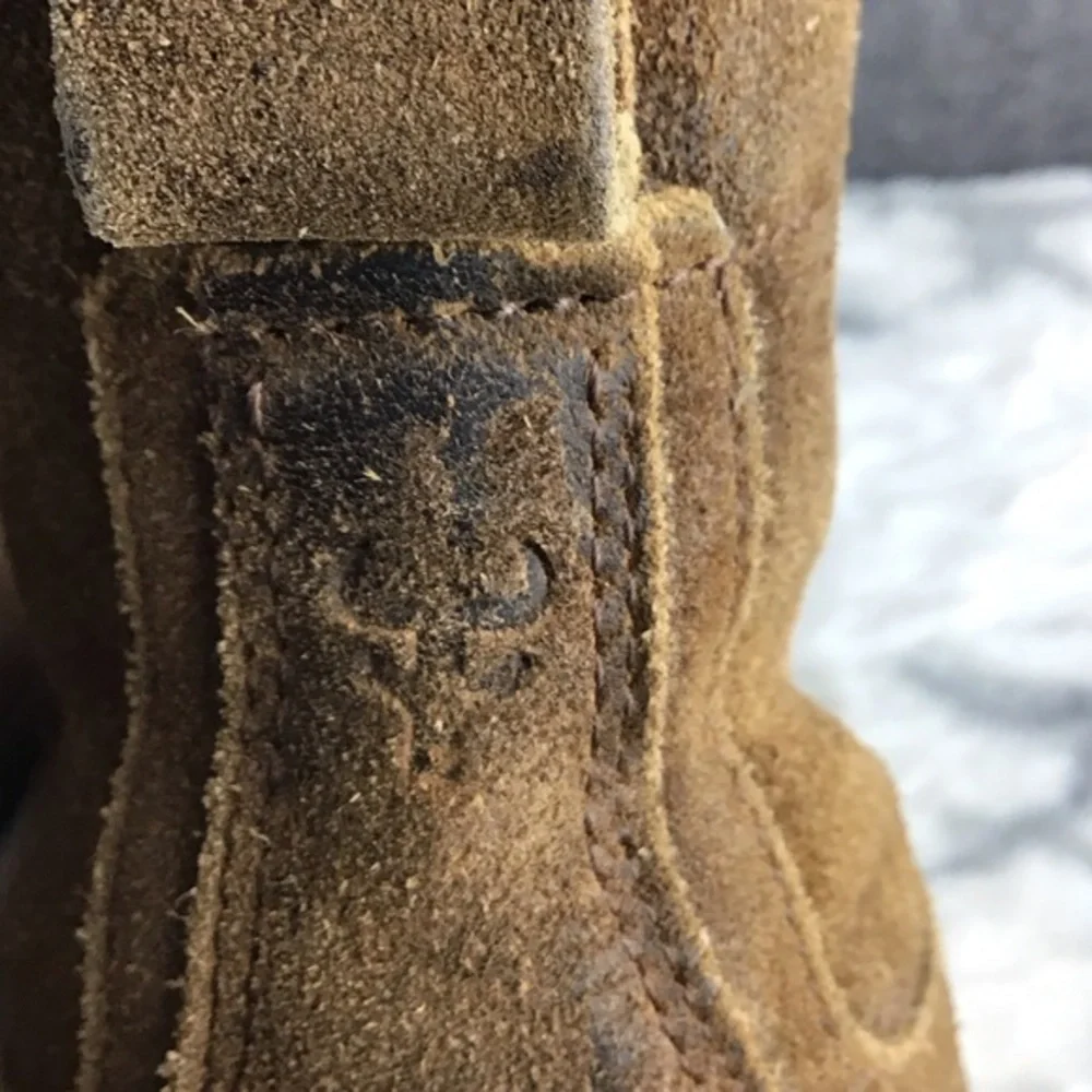 Trask Larkin Men's Water Resistant Waxed Suede Ankle‎ Boots Inside Zip Size 8M
